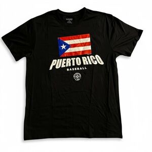 Legends Puerto Rico 2023 World Classic Baseball Black Tee